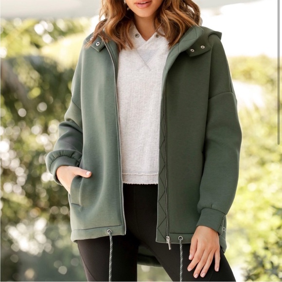 Lorna Jane Jackets & Blazers - Lorna Jane Easy Oversized Parka - Sz XS - Military green